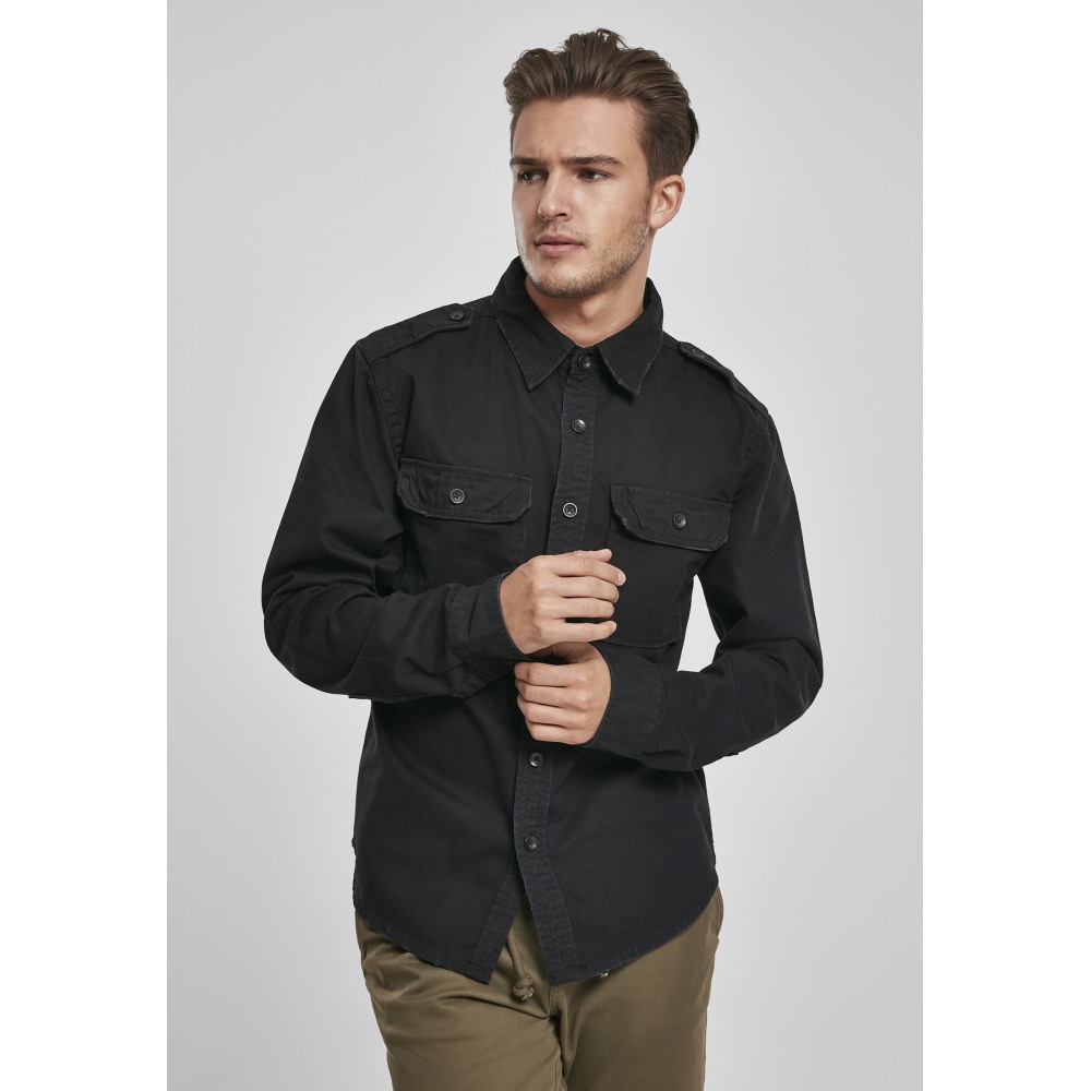Urban Classics - Vintage Bluse - Schwarz
